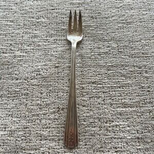 Avon Silver Plate Cocktail Fork Vintage Three Tine‎ Appetizer Seafood Fork